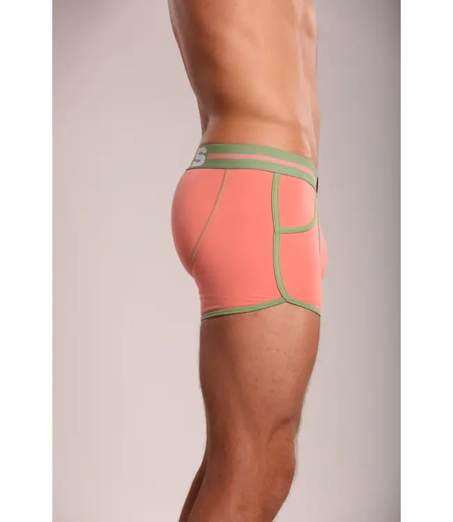 Heren Boxershort | Effen | Katoen | Echo Peach |