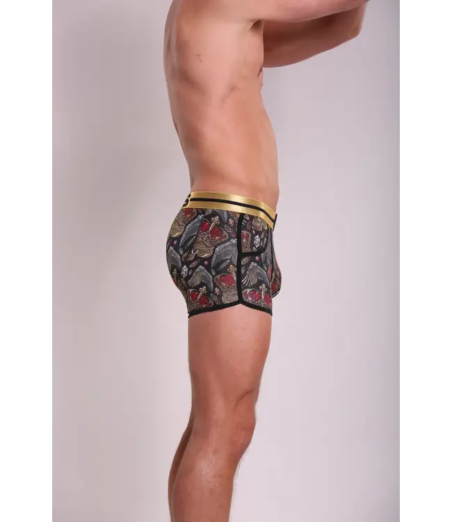 Men's Boxer Shorts | Black Printed | New King