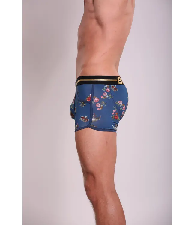 Herren-Boxershorts | Blau bedruckt | Auferstandener König