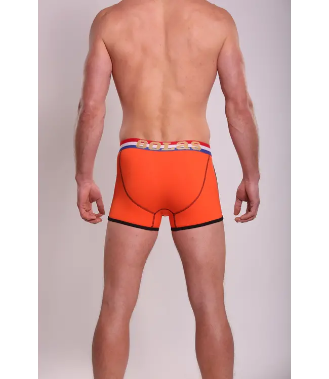 Heren Boxershort | Print | Orange Lion | Katoen