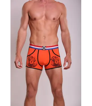 Heren Boxershort | Print | Orange Lion | Katoen | Oranje |