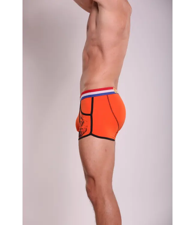 Heren Boxershort | Print | Orange Lion | Katoen | Oranje