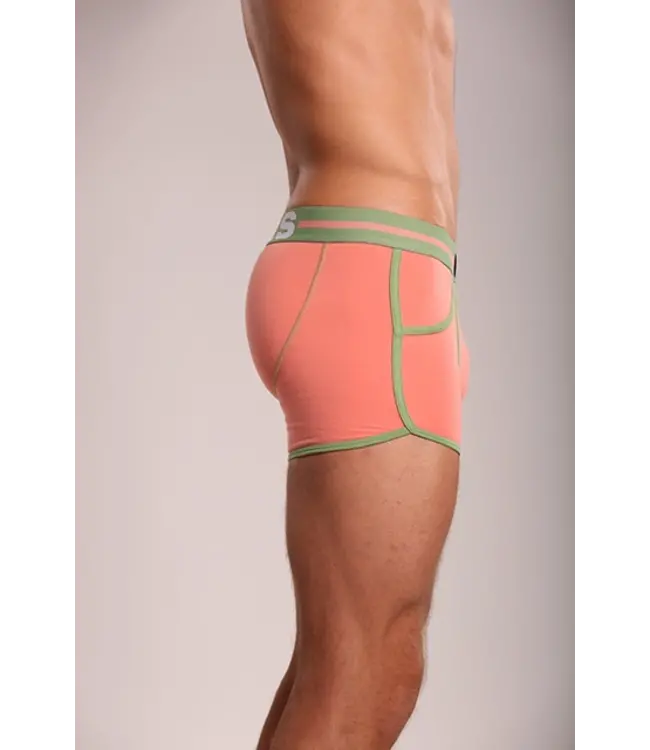 Heren Boxershort Bolas Echo Peach & Cool Blue Multipack 2st