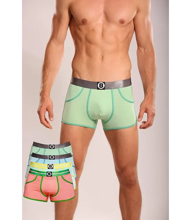 Men s Boxer Shorts Bolas Underwear Multicolor 4pcs Basic Bolas Underwear