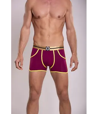 Heren Boxershort| Effen | Bamboo | Bordeaux Red |