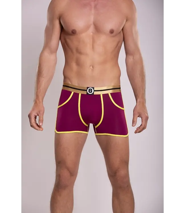 Boxershort | Bolas Underwear | Bamboo Bordeaux Red