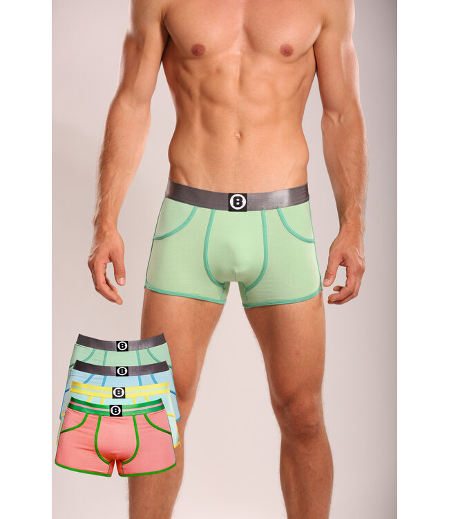 Heren Boxershort | Bolas Underwear |Multicolour 4st | Basic Collectie