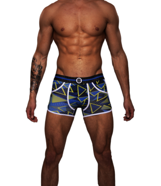 Heren Boxershort  | Print | Dance| Katoen | Blauw Groen