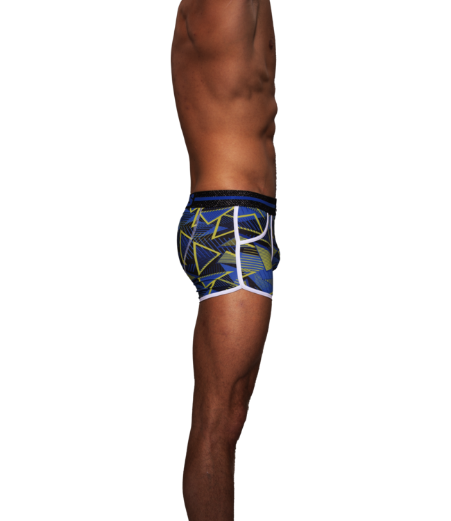 Heren Boxershort met print | Dance| Katoen | Blauw Groen |