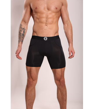 Men's Long-Sleeve Boxer Shorts | Black | Solid Men's Long-Sleeve Boxer Shorts | Black | Solid