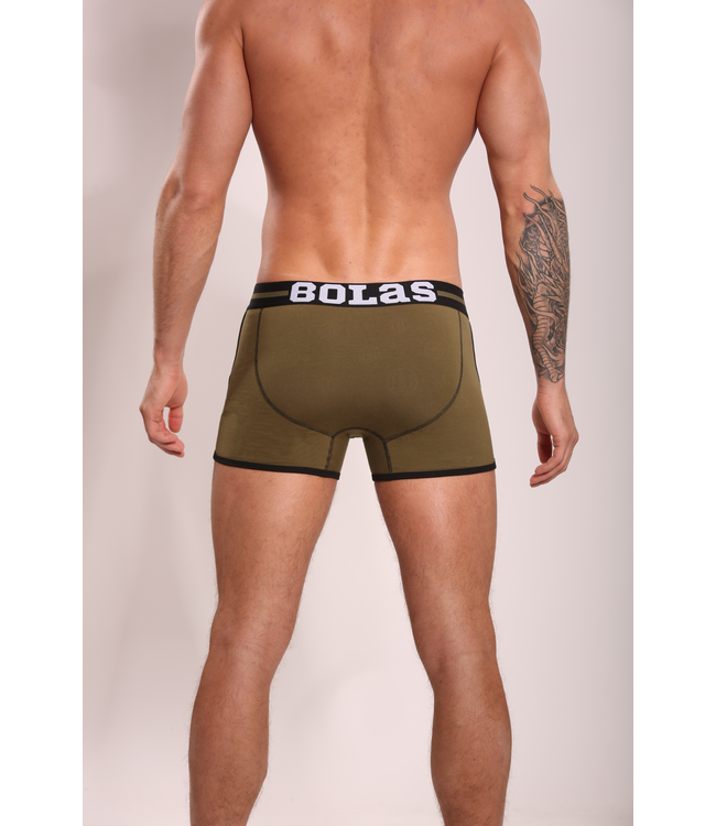 Men's Boxershorts | Army Green | Cotton | Solid Colour