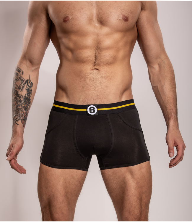 Herren-Boxershorts | Baumwolle | Schwarz | 5er-Pack