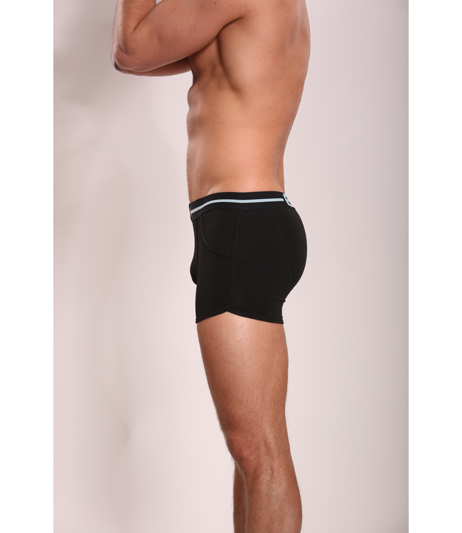 Heren Boxershort | Effen | Katoen | Licht Blauwe Streep