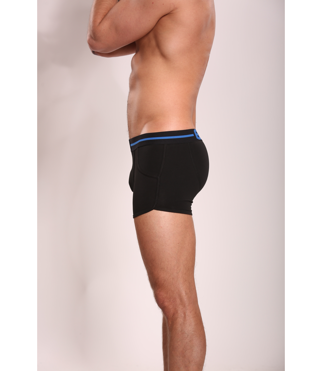 Heren Boxershort | Effen | Katoen | Blauwe Streep