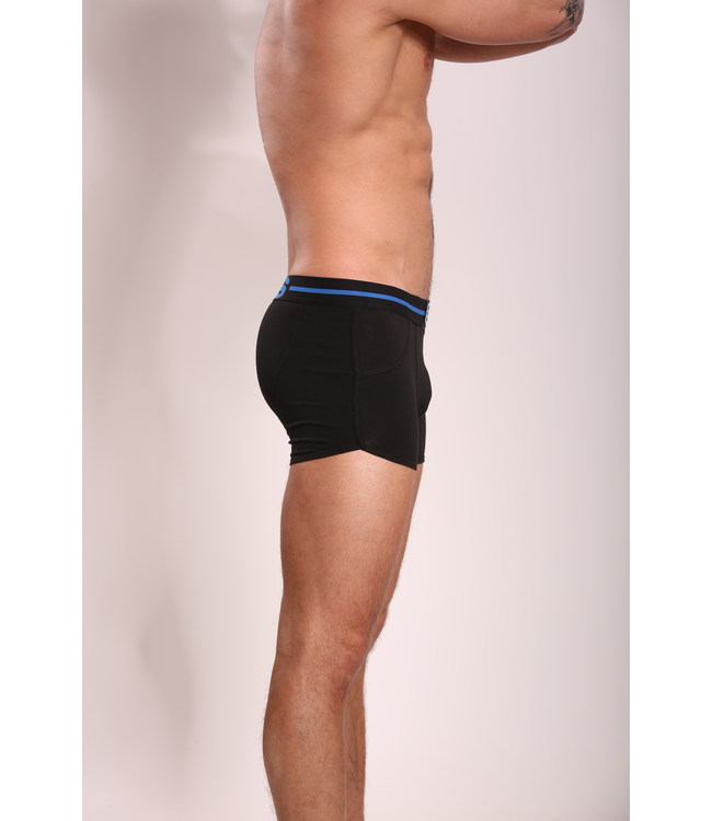 Heren Boxershort | Effen | Katoen | Blauwe Streep