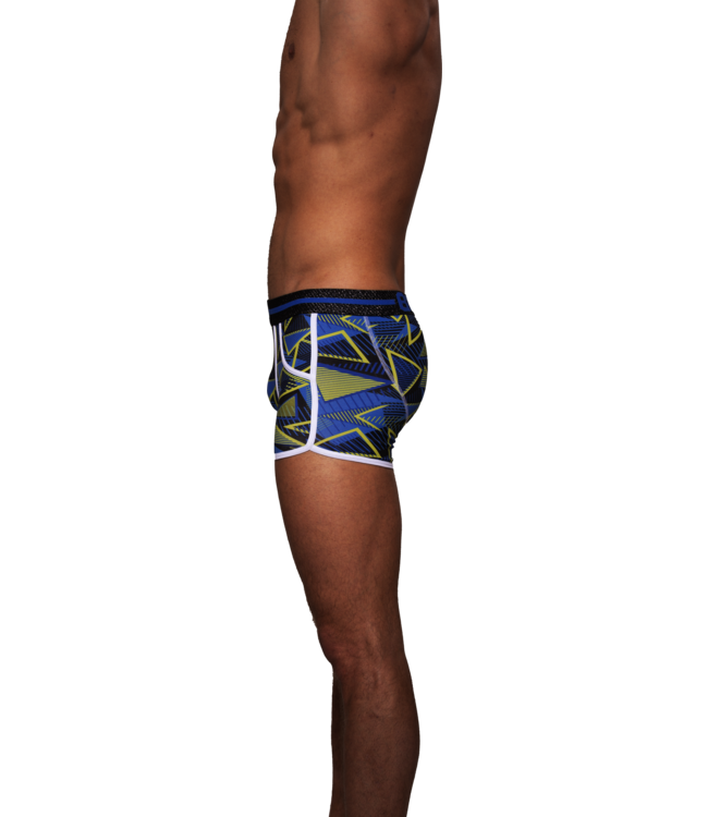 Heren Boxershorts met print | Duo pack 2 st | Dance  | Katoen| Groen Blauw |