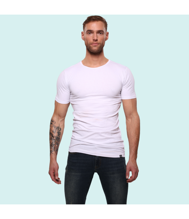 Men's T-Shirt | Bamboo| Basic White| Round Neck