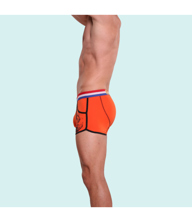 Bolas Underwear Herrenunterwäsche Duo Box 2St - Orange Lion &  Orange Streifen