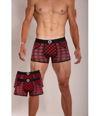 Men's Boxer Shorts Duo Pack – 2 pieces with print  | Blocked| Cotton | Bolas Underwear