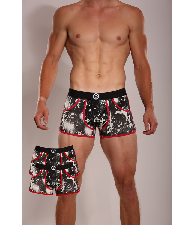Men's Boxer Shorts Duo Pack – 2 pieces with print | Snow | Cotton | Bolas Underwear