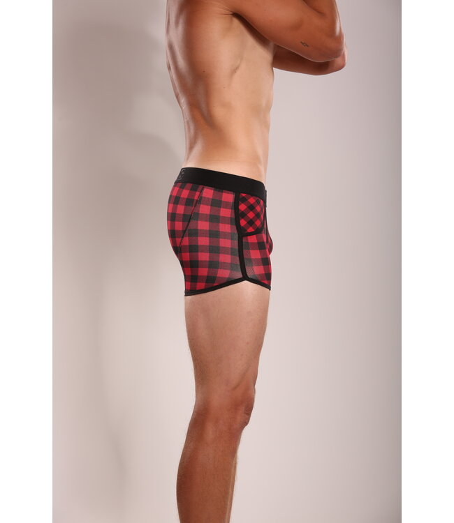 Heren Boxershort | Print  | Blocked  | Katoen