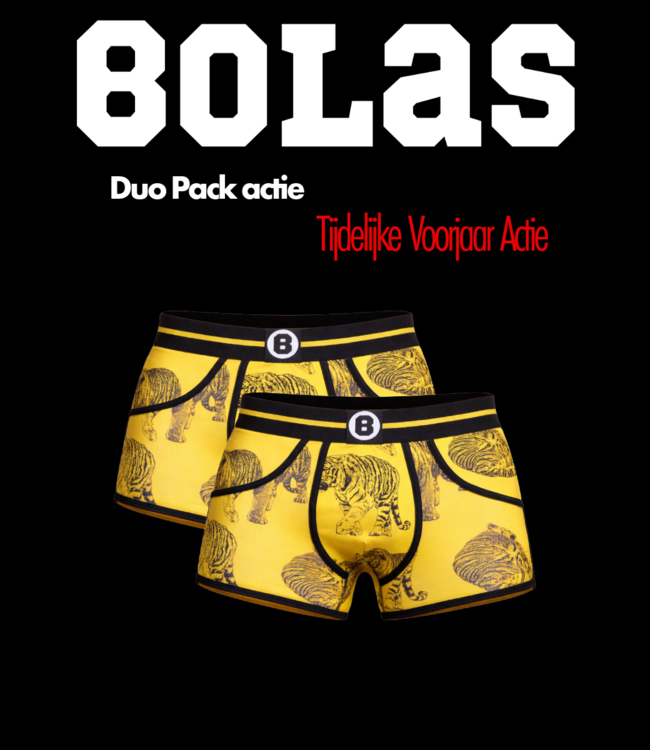 Bolas Heren Boxershort | Tiger | Duo pack 2st.