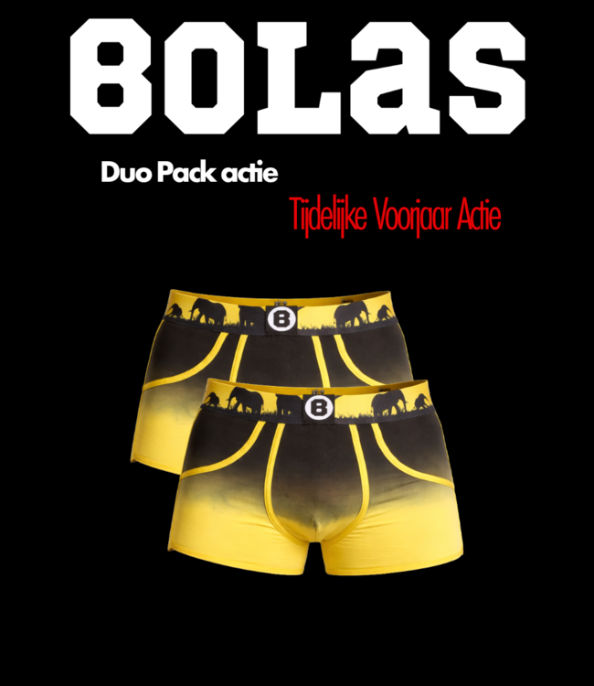 Bolas Herren Boxershorts | Tiger & Elefant | 2er-Pack - Copy