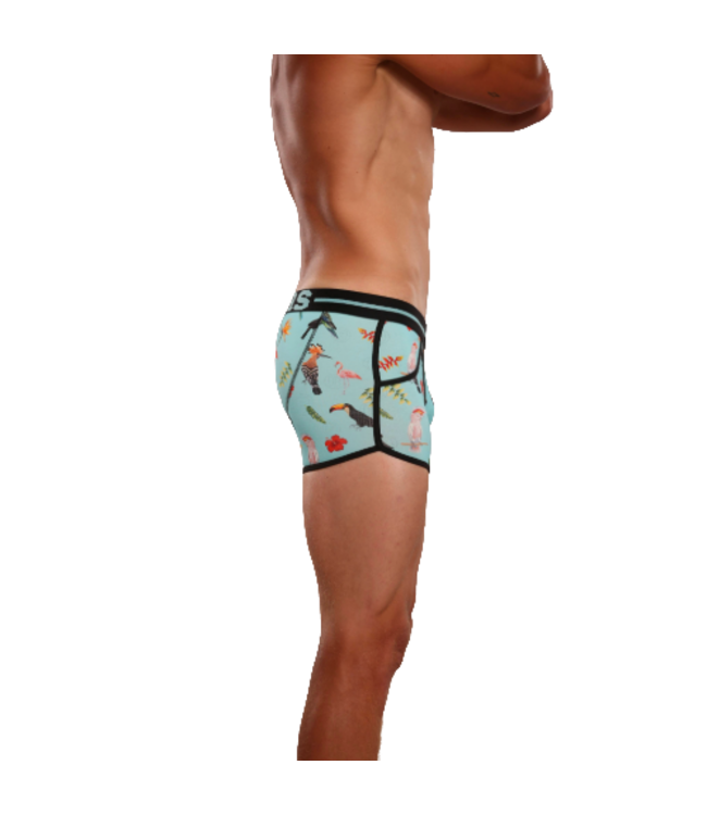 Men's Boxer Shorts | Tropical Fruits & Drinks Print | Cotton | Bolas Underwear