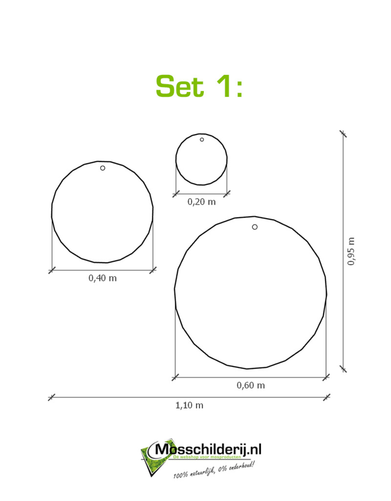 Moscirkel set Caramello