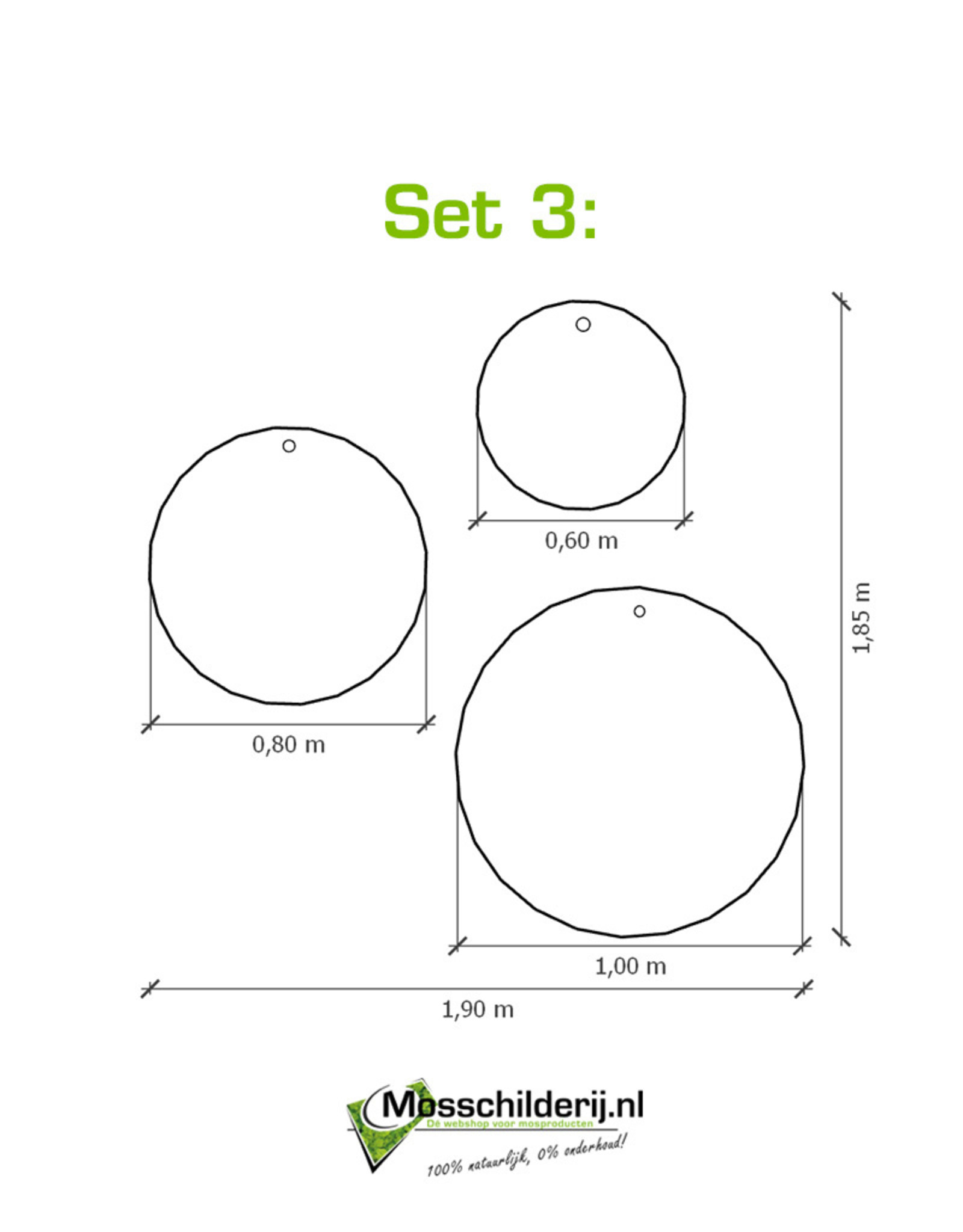 Moscirkel set Caramello