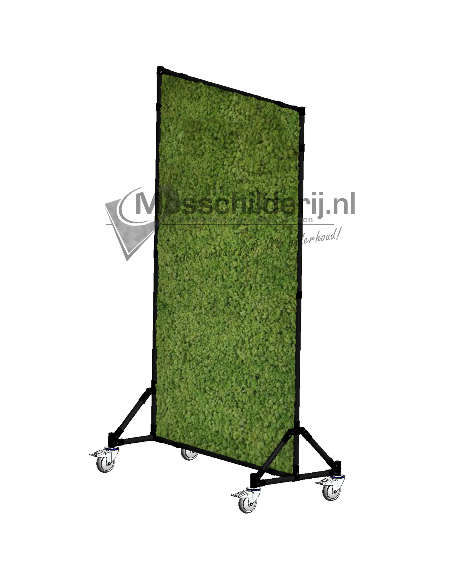 Mobiele moswand | Scheidingswand van mos | Mosschilderij.nl ...