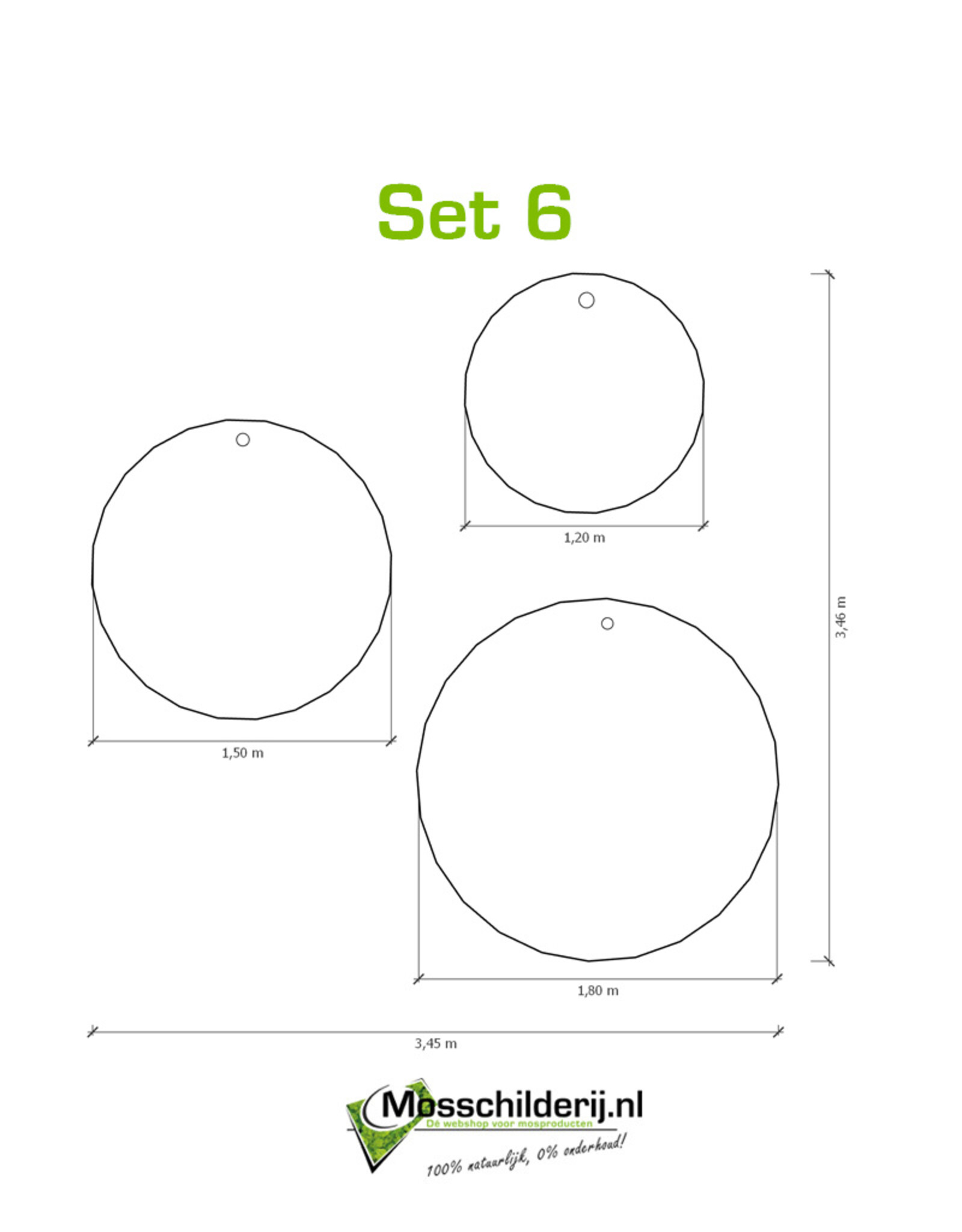 Moscirkel set Avina