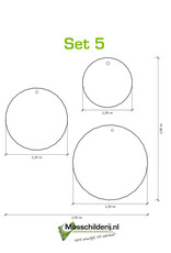 Moscirkel set Caramello