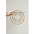 Ronde rotan decoratie hanger 20 cm