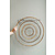 Round rattan decoration hanger 50  cm