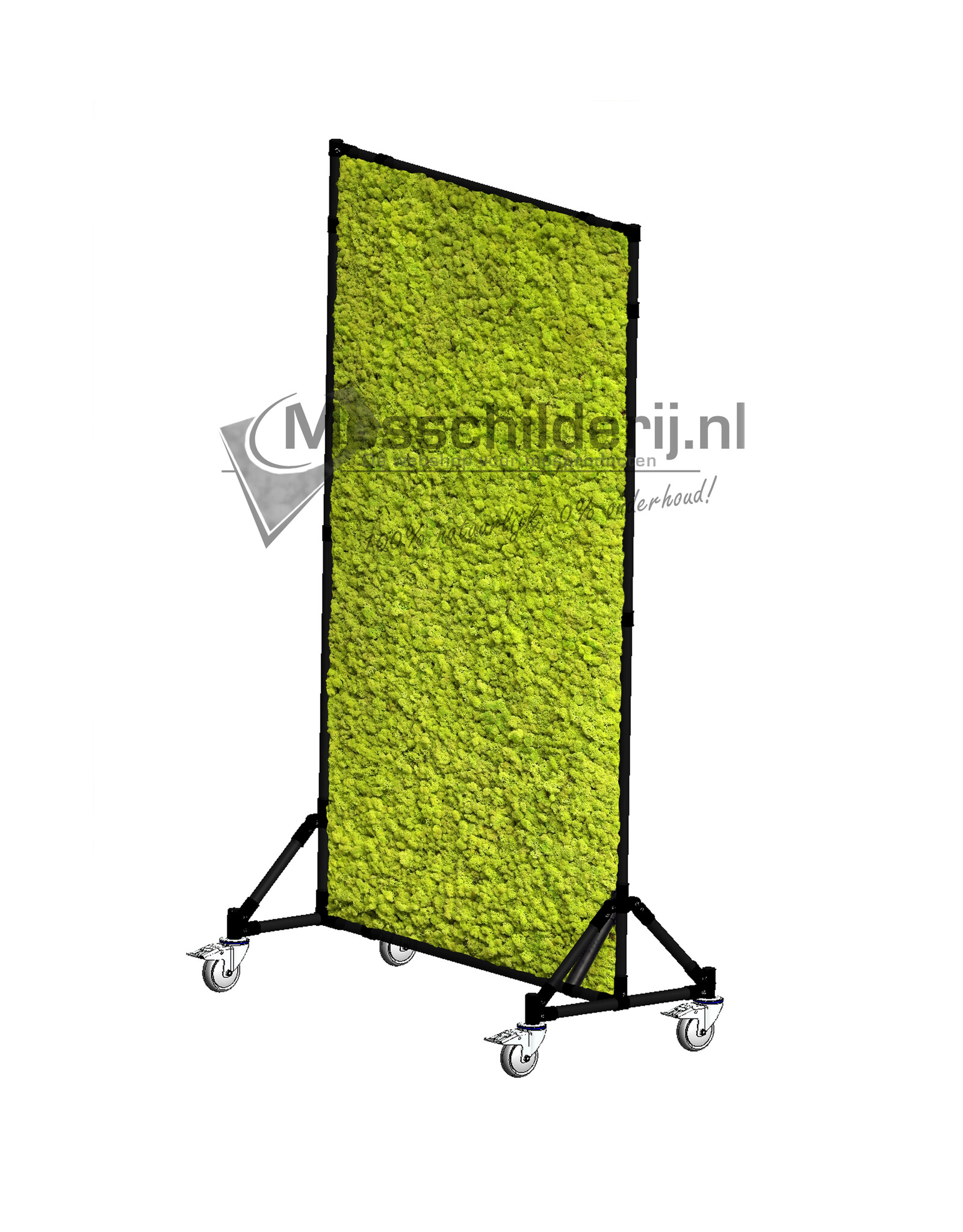 Mobiele moswand | Scheidingswand van mos | Mosschilderij.nl ...