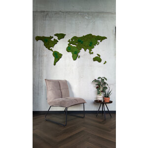 Moss world map  Bella 200 cm