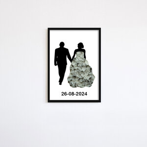 Moss portrait bridal couple