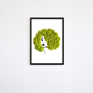 Mosportret vrouw