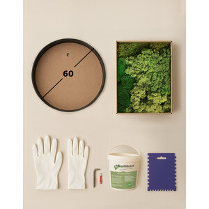 DIY moss circle 60 cm mossmix