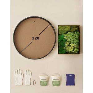 DIY moss circle 120 cm mossmix