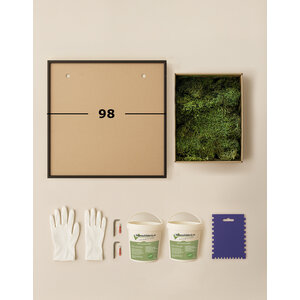 DIY moosbild 98 cm flat moss