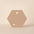 Houten MDF hexagon