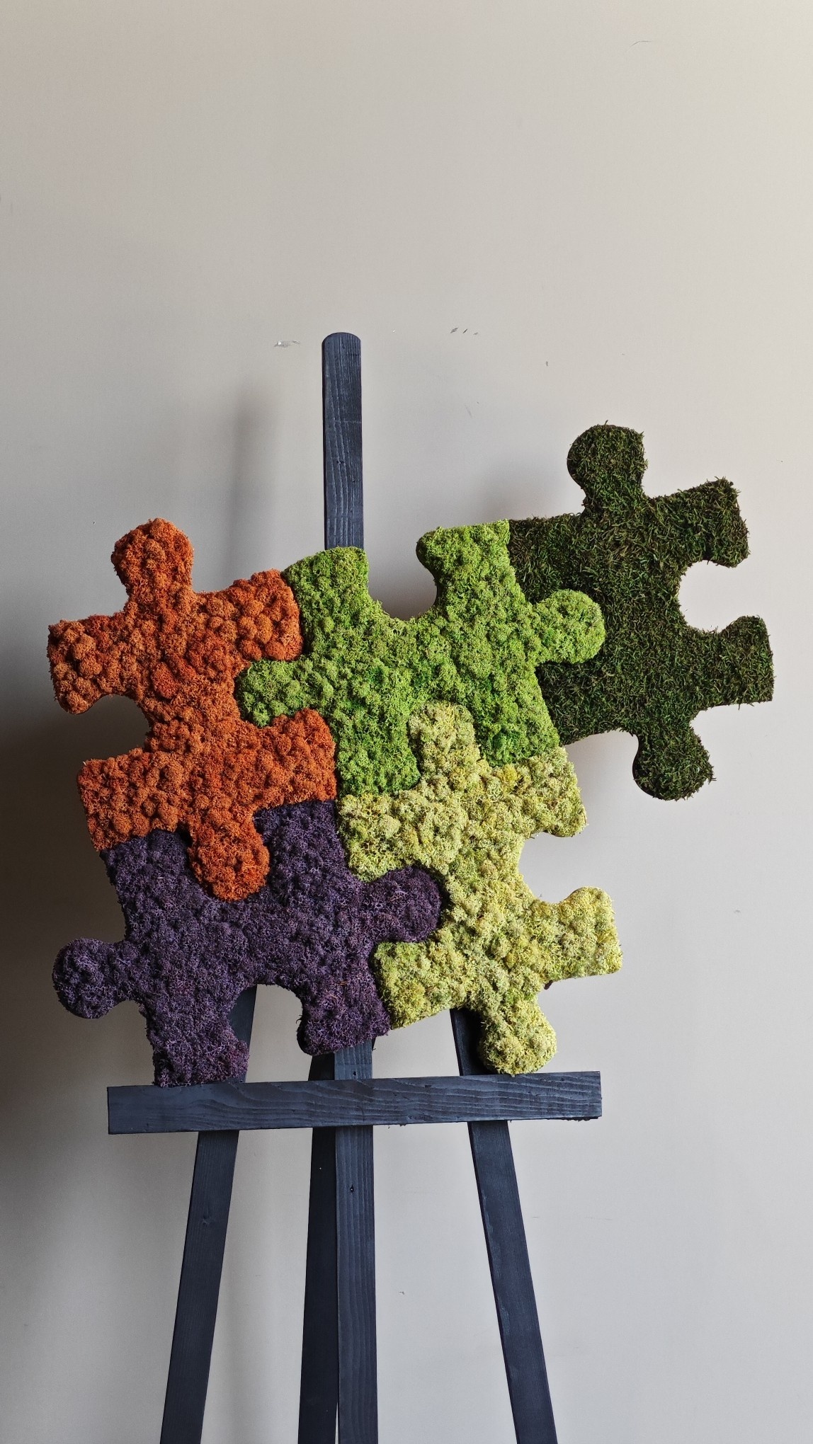 Nieuwe collectie: Mos puzzelstukken