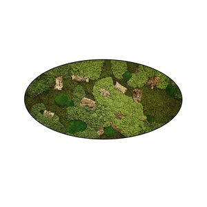 Moss oval Corky