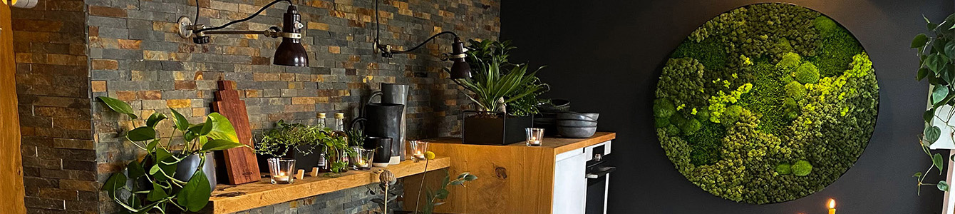 Mosschilderij moscirkel Jellina