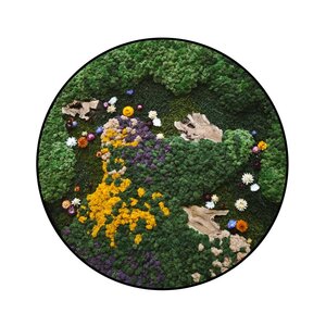 Flower circle style Luvina