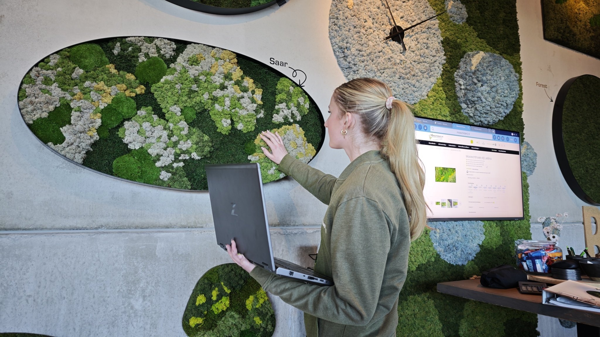 mosschilderij u kiest