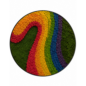 Moss circle style Rainbow