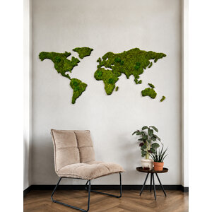 Moss world map  Bella 200 cm